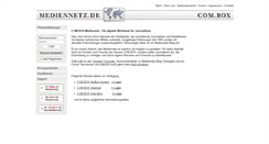Desktop Screenshot of mediennetz.de